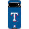 MLB Texas Rangers - Solid Distressed Google Pixel 10 Clear Case
